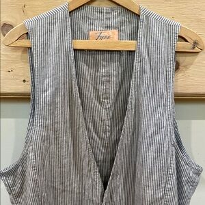 J. Crew Striped Vest